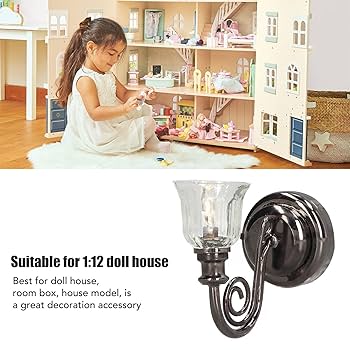 Amazon.co.jp: ドールハウス ウォールランプ 1:12 ドールハウス